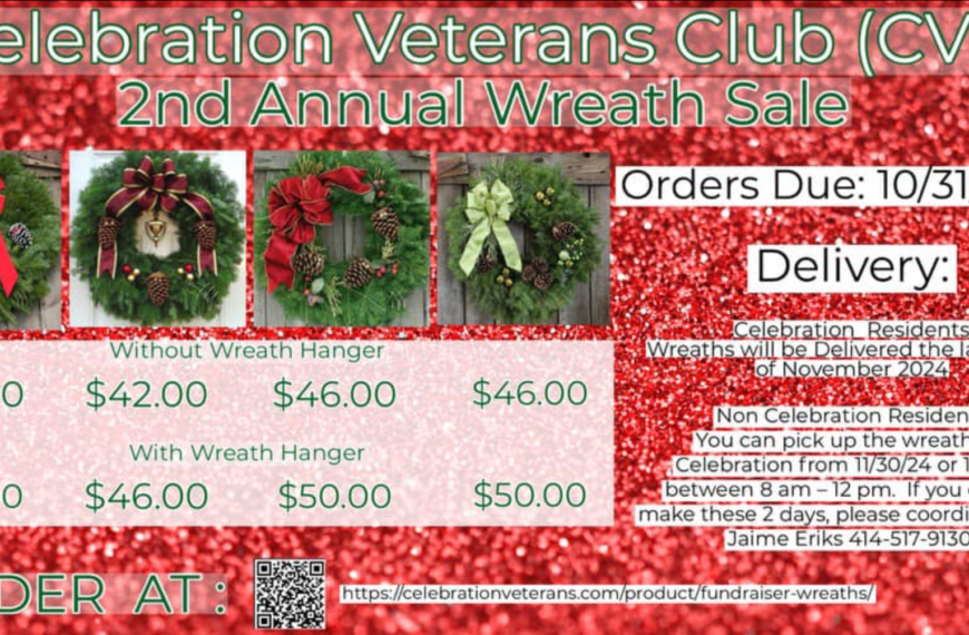 Buy your Holiday Wreaths on sale Sept 15